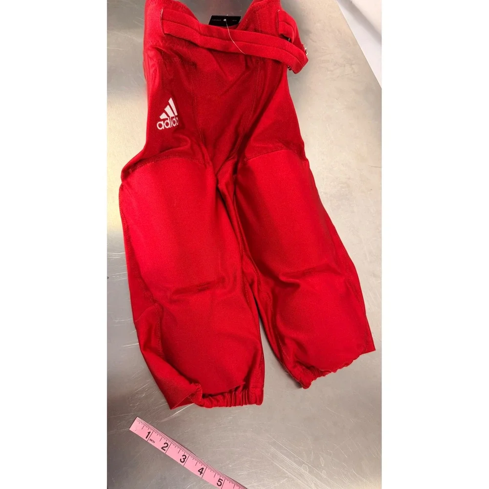 NWT Adidas 690PA Integrated Pad Football Pants Adult Small Power Red A58731
